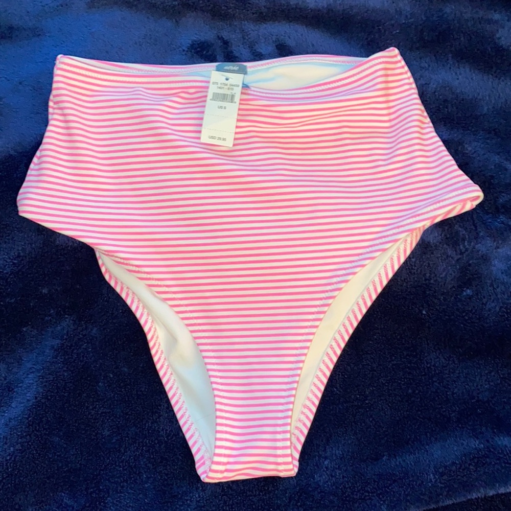 AERIE High Waisted Cheeky Bikini Bottom Size Small